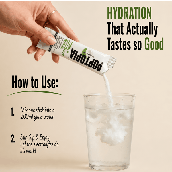 TENDER COCONUT WATER ELECTROLYTE DRINK MIX