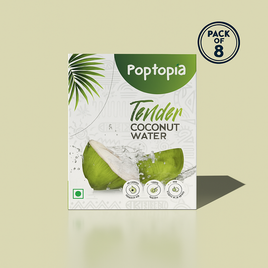 Poptopia Tender Coconut Water Powder   Pack of 8